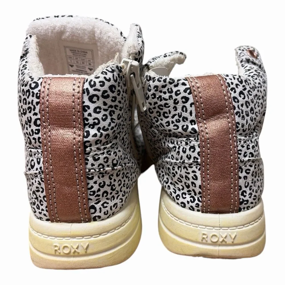 Roxy girls Camy High Top Girls Sneakers Zip Sides Youth 1